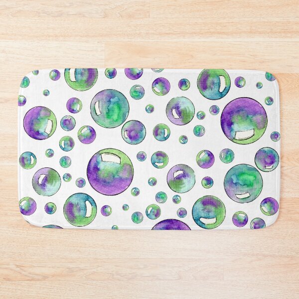 Item preview, Purple Soap Bubbles Pattern designed and sold by Sebastian Grafmann.