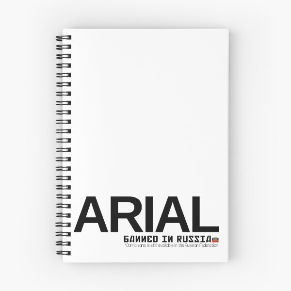 Item preview, ARIAL • Banned in the Russian Federation designed and sold by amuseXpress.