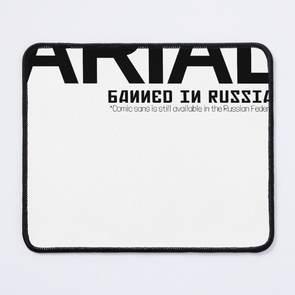 Item preview, ARIAL • Banned in the Russian Federation designed and sold by amuseXpress.