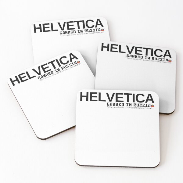 Item preview, HELVETICA • Banned in the Russian Federation designed and sold by amuseXpress.