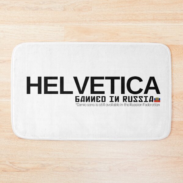 Item preview, HELVETICA • Banned in the Russian Federation designed and sold by amuseXpress.