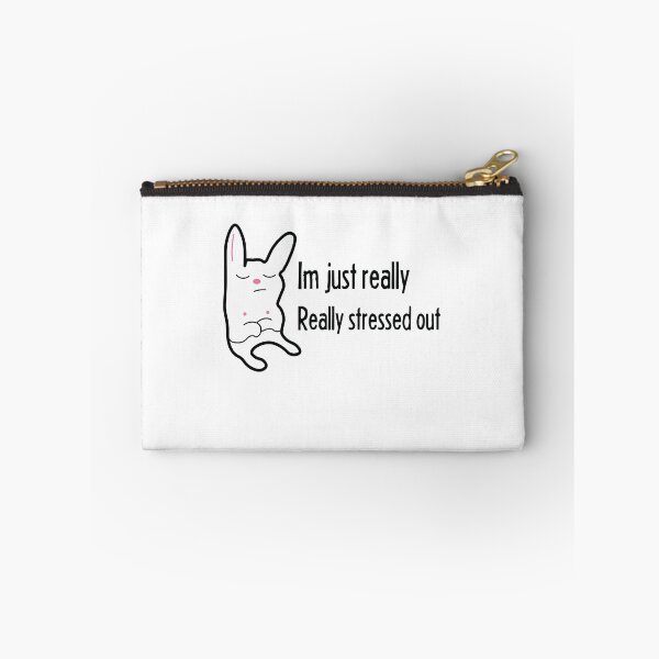 Item preview, Funny stressed out bunny designed and sold by TheMattDesigns.