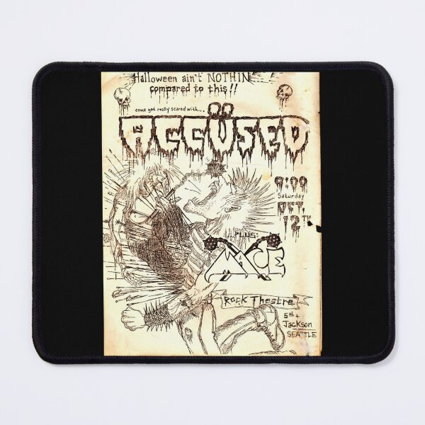 Item preview, Accused Mace Flyer Sticker designed and sold by rikazr6sr1.