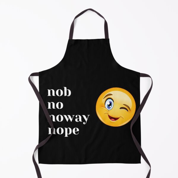 Item preview, Nob no no way nope  - BW 1 designed and sold by Henk GoGo T-Shirts ⭐️⭐️⭐️⭐️⭐️.