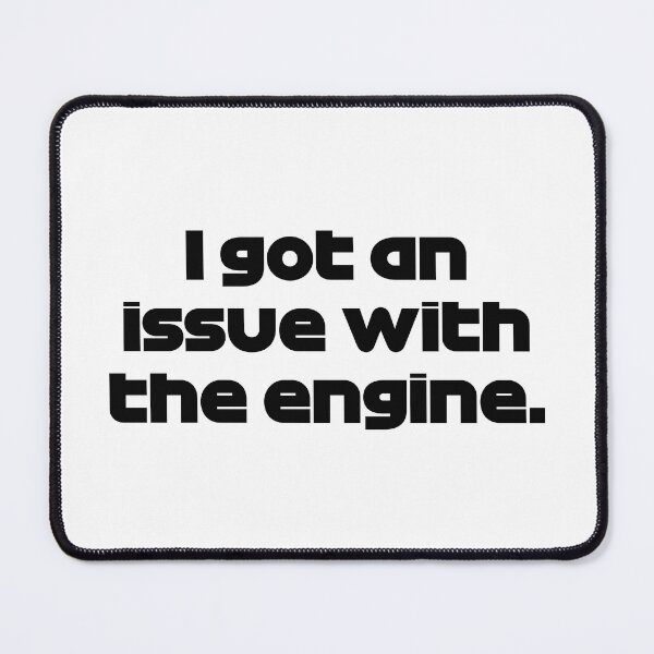 Item preview, I Got An Issue With The Engine VET. - Best Team Radio Australian GP 2022 Season (Black) designed and sold by FilipeFerreira.