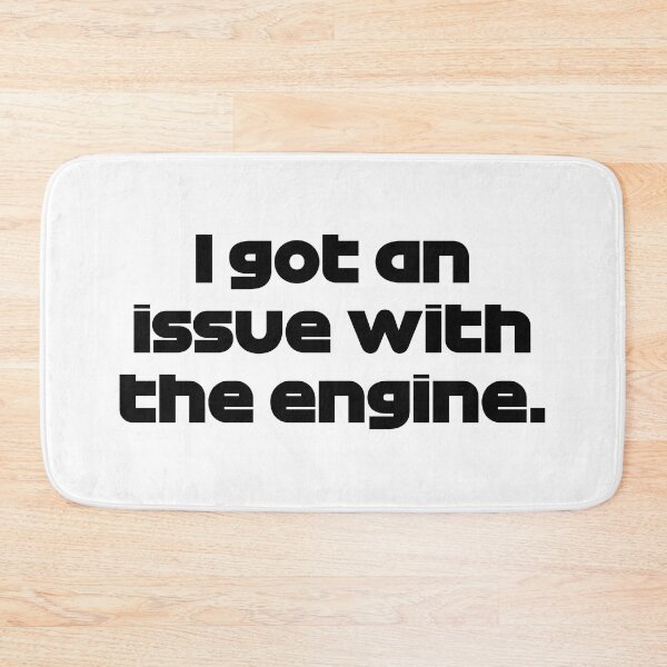 Item preview, I Got An Issue With The Engine VET. - Best Team Radio Australian GP 2022 Season (Black) designed and sold by FilipeFerreira.