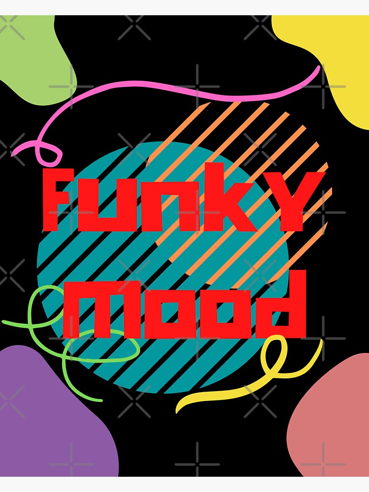  Funky Mood Sticker By BeautyClover Redbubble