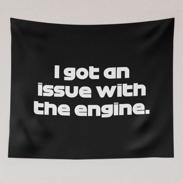 Item preview, I Got An Issue With The Engine VET. - Best Team Radio Australian GP 2022 Season (White) designed and sold by FilipeFerreira.