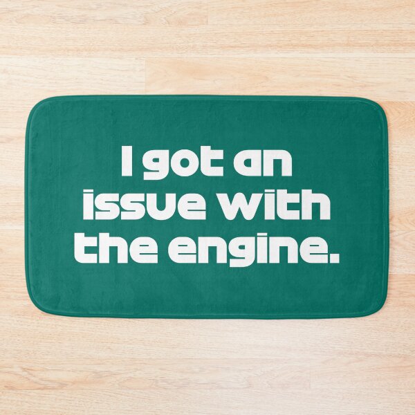 Item preview, I Got An Issue With The Engine VET. - Best Team Radio Australian GP 2022 Season (Green Emerald BG) designed and sold by FilipeFerreira.