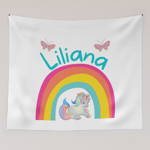 Item preview, Liliana rainbow unicorn shirt designed and sold by Jesseika75.