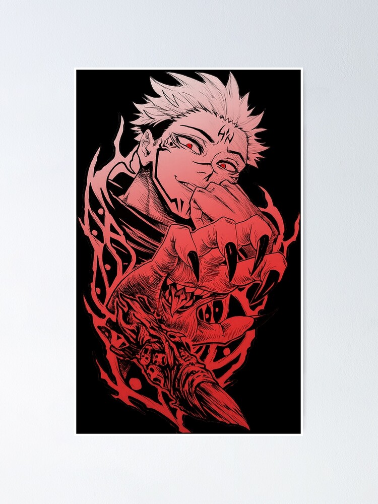 Poster Jujutsu Kaisen <br> Sukuna Brutal main image 1
