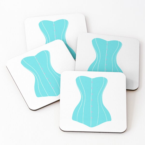 Item preview, Classic Aqua Blue Corset designed and sold by CatsWCleavers.