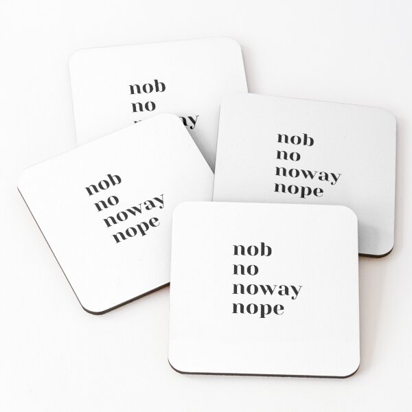 Item preview, Nob no no way nope- 2 designed and sold by Henk GoGo T-Shirts ⭐️⭐️⭐️⭐️⭐️.