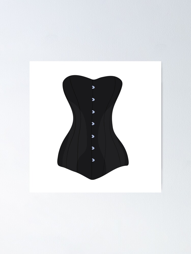 Classic Black Corset