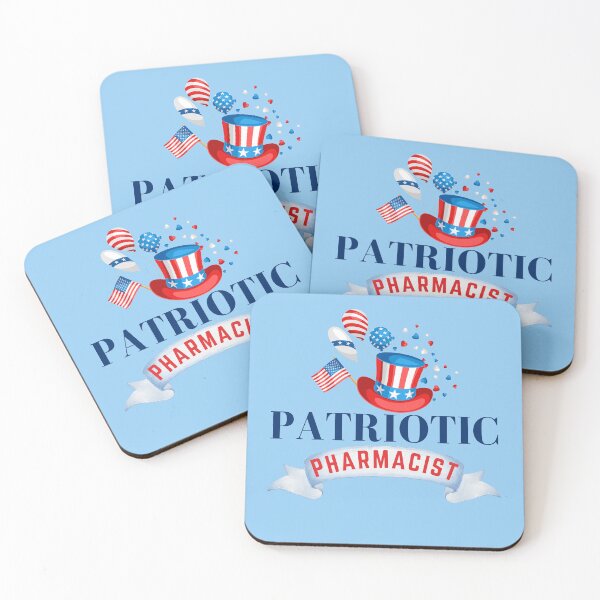 Item preview, Patriotic pharmacist designed and sold by Hey-Nice-Shirt.