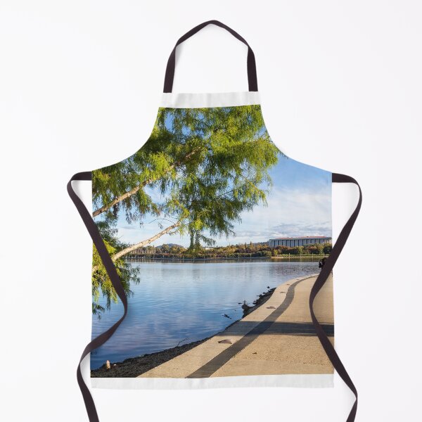 Item preview, Lake Burley Griffin in Canberra with National Library building designed and sold by Martin Berry Photography.