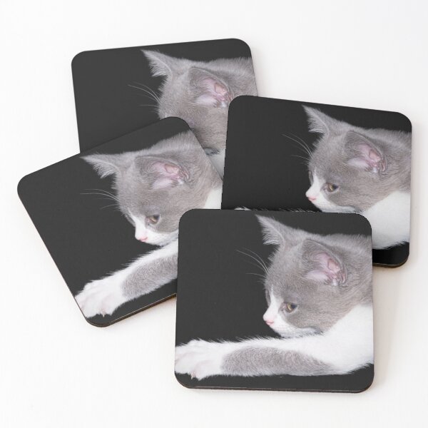 Item preview, Cute white cat  designed and sold by Racoonzz.