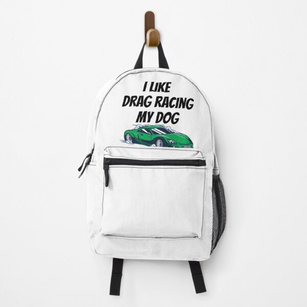 Item preview, I like drag racing my dog designed and sold by The Love Quill.