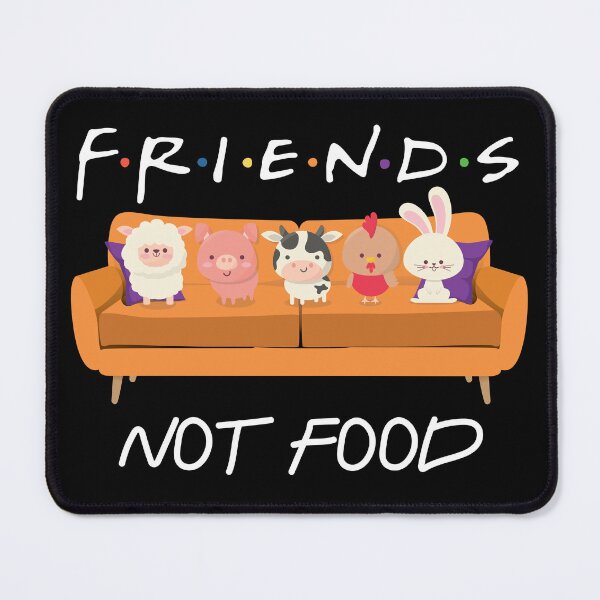 Item preview, Friends Not Food designed and sold by ShopCrazyVegan.