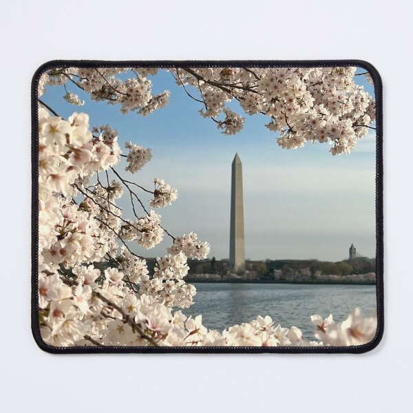 Item preview, Washington Monument framed by Cherry Blossoms, Washington DC designed and sold by ExploreOutdoors.