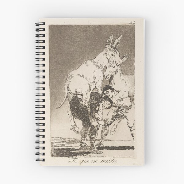 Item preview, Goya - Tú que no Puedes (Thou who canst not) - BigArt designed and sold by BigArt.