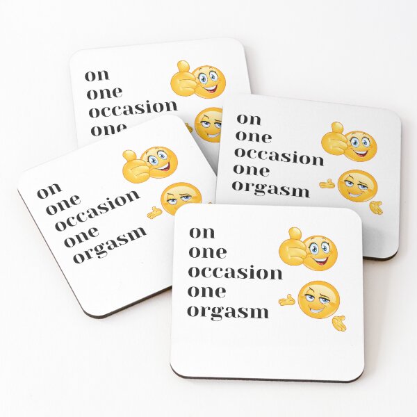 Item preview, One occasion one orgasm - 1 designed and sold by Henk GoGo T-Shirts ⭐️⭐️⭐️⭐️⭐️.