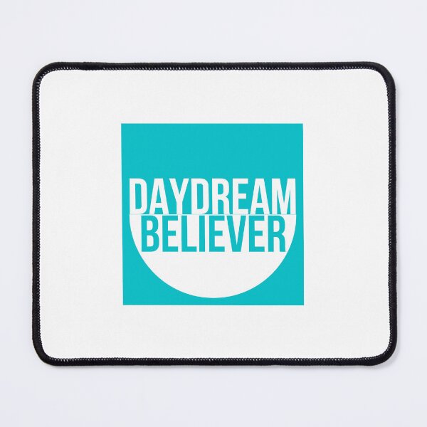 Item preview, Daydream Believer teal/white designed and sold by Ourhappyplaces.