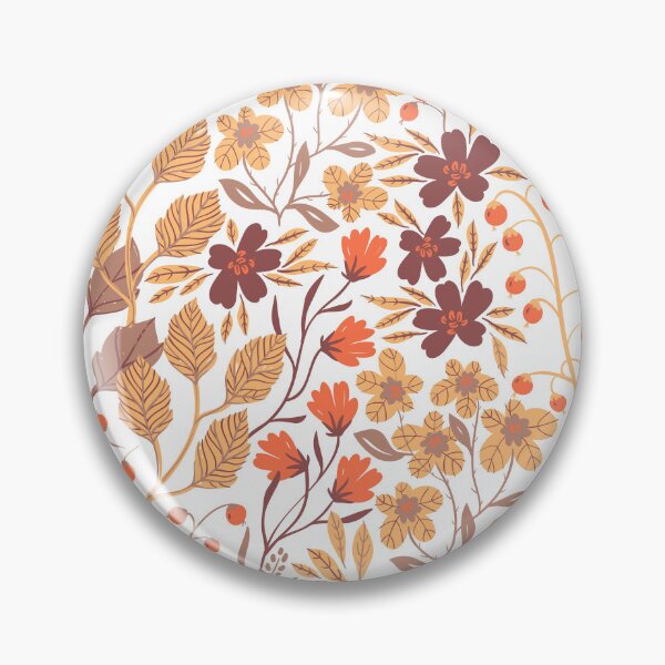 Item preview, Cute Abstract Mixed Fall Floral Pattern designed and sold by silviaol.