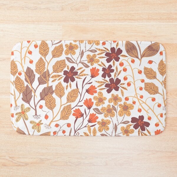 Item preview, Cute Abstract Mixed Fall Floral Pattern designed and sold by silviaol.