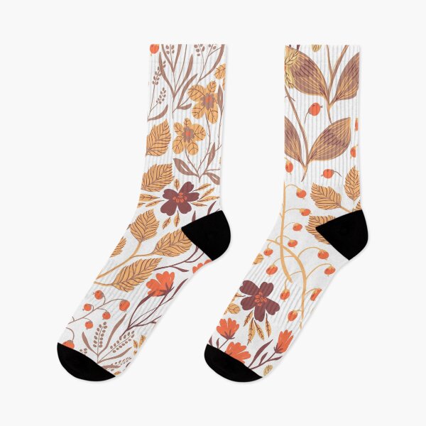 Item preview, Cute Abstract Mixed Fall Floral Pattern designed and sold by silviaol.