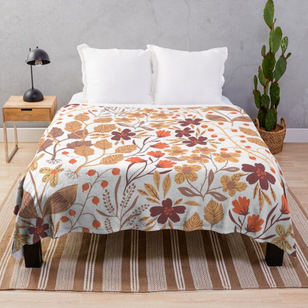 Item preview, Cute Abstract Mixed Fall Floral Pattern designed and sold by silviaol.