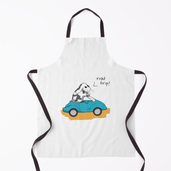 Item preview, Road Trip Rabbit in a Car designed and sold by thebunnylady.