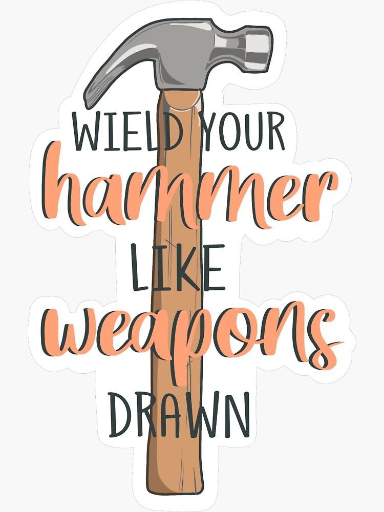 "Hammers Alec Benjamin" Sticker for Sale by sawyerleighc Redbubble