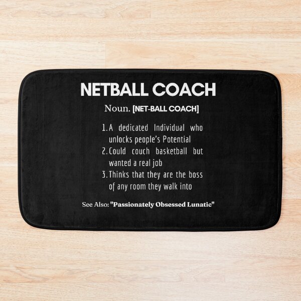 Item preview, Netball Coach Definition designed and sold by Printing-Pig.