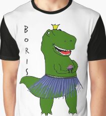 Chas Boris Dinosaur Graphic T-Shirt