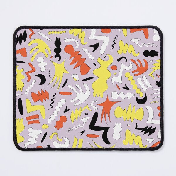 Item preview, Simple and wavy multicolor shapes pattern designed and sold by ambrojit.