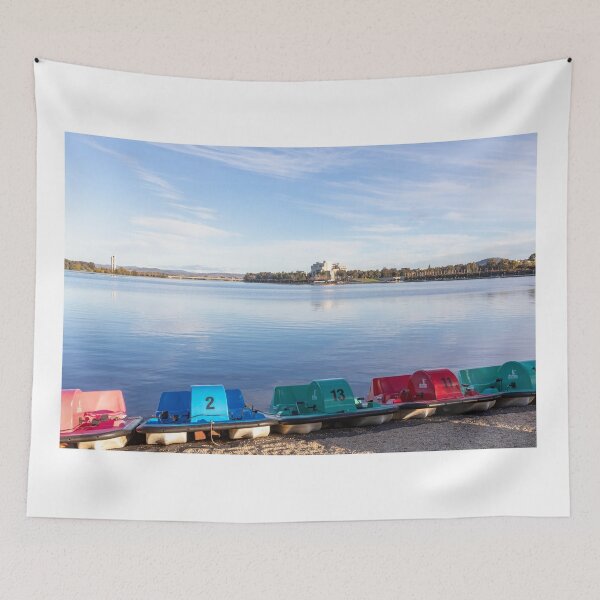 Item preview, Lake Burley Griffin in Canberra ACT with High Court designed and sold by Martin Berry Photography.