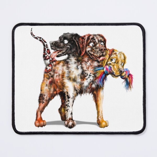 Item preview, Cute Cerberus - Cartoon 3-Headed Labrador Dog designed and sold by Snootrac.