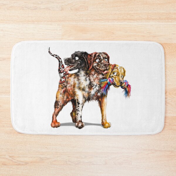 Item preview, Cute Cerberus - Cartoon 3-Headed Labrador Dog designed and sold by Snootrac.