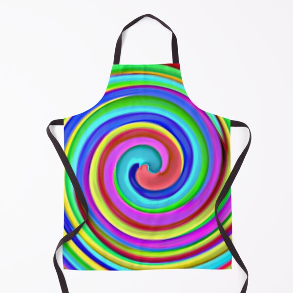 Item preview, Bright Psychedelic Multicoloured Rainbow Spiral Twirl Lolipop Design designed and sold by James-Cole.