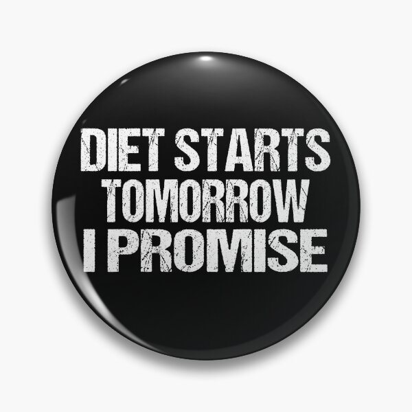 Item preview, Diet Starts Tomorrow Chubby Pug Promise designed and sold by Pugstuff.