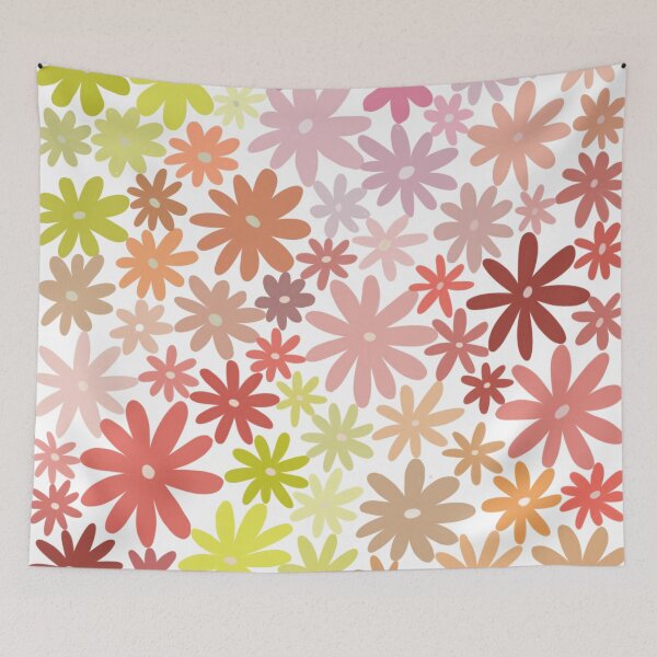 Item preview, Vibrant floral pattern (colour palette, color palete) designed and sold by Sanaura.