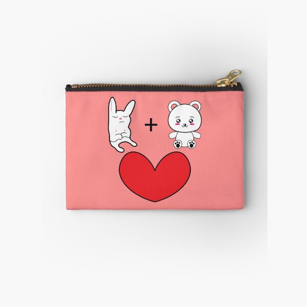 Item preview, Funny bear and rabbit love designed and sold by TheMattDesigns.
