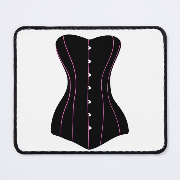 Item preview, Classic Black and Pink Corset designed and sold by CatsWCleavers.