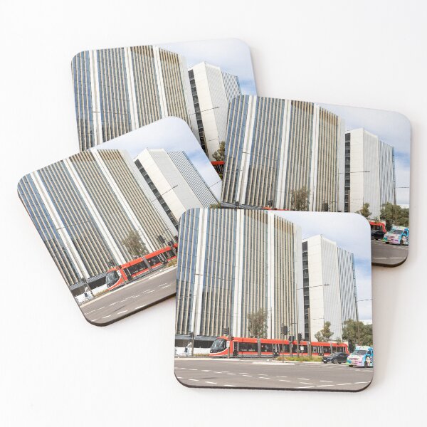 Item preview, Canberra Light Rail train in the city centre designed and sold by Martin Berry Photography.