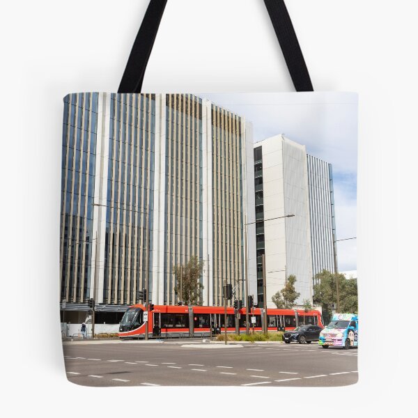 Item preview, Canberra Light Rail train in the city centre designed and sold by Martin Berry Photography.