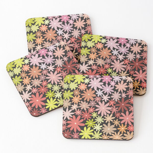 Item preview, Vibrant floral pattern (colour palette, color palete) designed and sold by Sanaura.