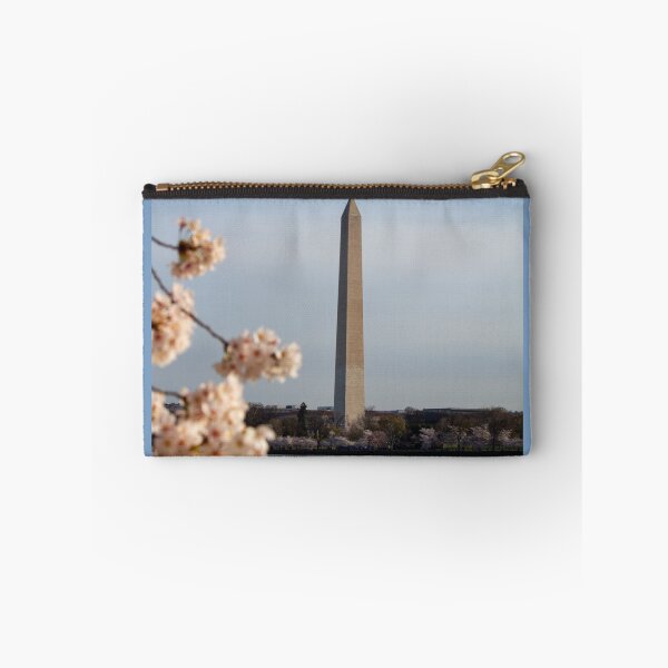 Item preview, Washington Monument framed by pink Cherry Blossoms, Washington DC designed and sold by ExploreOutdoors.