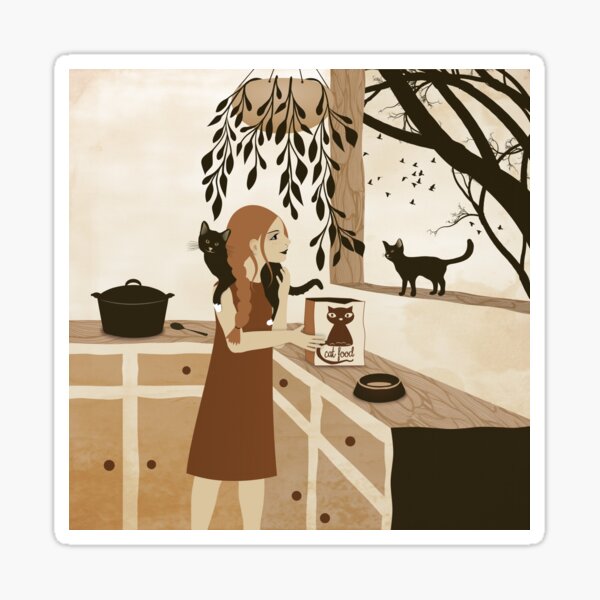 cat food Sticker