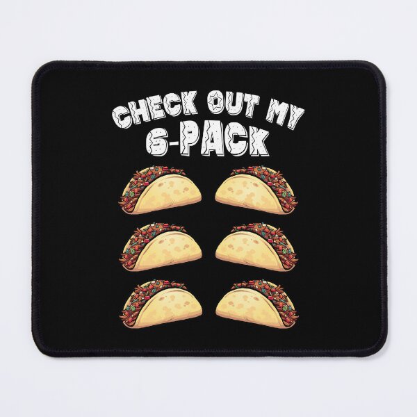 Item preview, 6 Pack Fitness Taco Funny Mexican Gym Cinco De Mayo designed and sold by Tatus Brinal.
